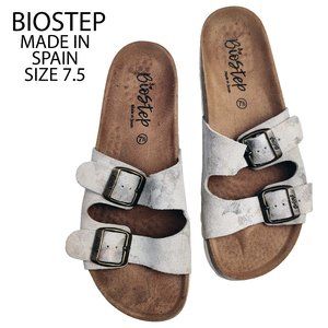 BIOSTEP Two-Strap Buckled Camouflage Sandals 7.5